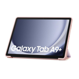 Tech-Protect SmartCase dėklas, skirtas Samsung Galaxy Tab A9+ 11" X210 / X215 / X216 - rožinis marmuras
