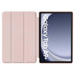 Tech-Protect SmartCase dėklas, skirtas Samsung Galaxy Tab A9+ 11" X210 / X215 / X216 - rožinis marmuras