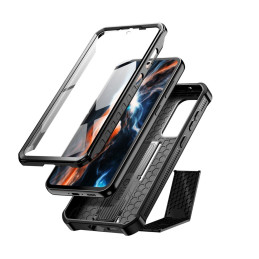 Tech-Protect Kevlar Pro dėklas, skirtas Samsung Galaxy S23 FE - juodas