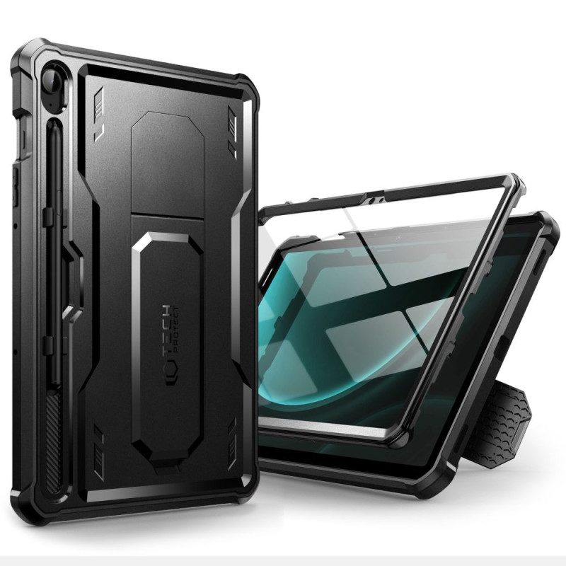 Tech-Protect Kevlar Pro dėklas, skirtas Samsung Galaxy Tab S9 FE 10,9" X510 / X516B - juodas