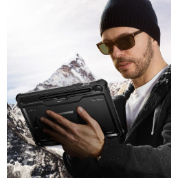 Tech-Protect Kevlar Pro dėklas, skirtas Samsung Galaxy Tab S9 FE 10,9" X510 / X516B - juodas