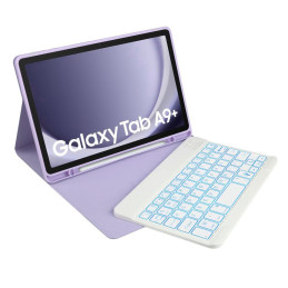 Tech-Protect SC Pen + klaviatūros dėklas su klaviatūra, skirtas Samsung Galaxy Tab A9+ 11" X210 / X215 / X216 - violetin...