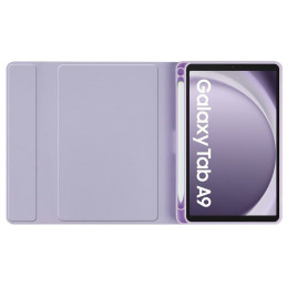 Tech-Protect SC Pen + klaviatūros dėklas su klaviatūra, skirtas Samsung Galaxy Tab A9 8,7" X110 / X115 - violetinė