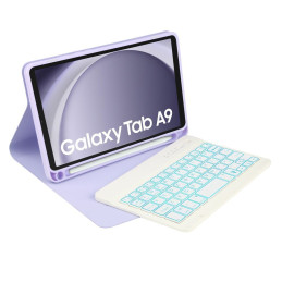 Tech-Protect SC Pen + klaviatūros dėklas su klaviatūra, skirtas Samsung Galaxy Tab A9 8,7" X110 / X115 - violetinė