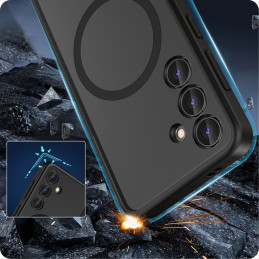 Tech-Protect MagMat MagSafe dėklas, skirtas Samsung Galaxy S24 Ultra - matinė juoda