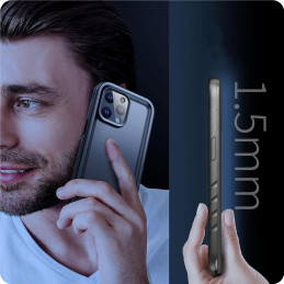 Tech-Protect ShellBox vandeniui atsparus IP68 dėklas Samsung Galaxy S24 - juodas