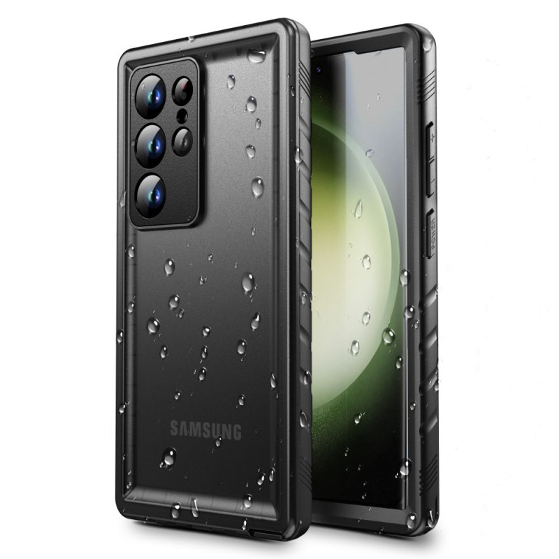Tech-Protect ShellBox dėklas, atsparus vandeniui IP68, skirtas Samsung Galaxy S24 Ultra - juodas
