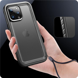 Tech-Protect ShellBox dėklas, atsparus vandeniui IP68, skirtas Samsung Galaxy S24 Ultra - juodas