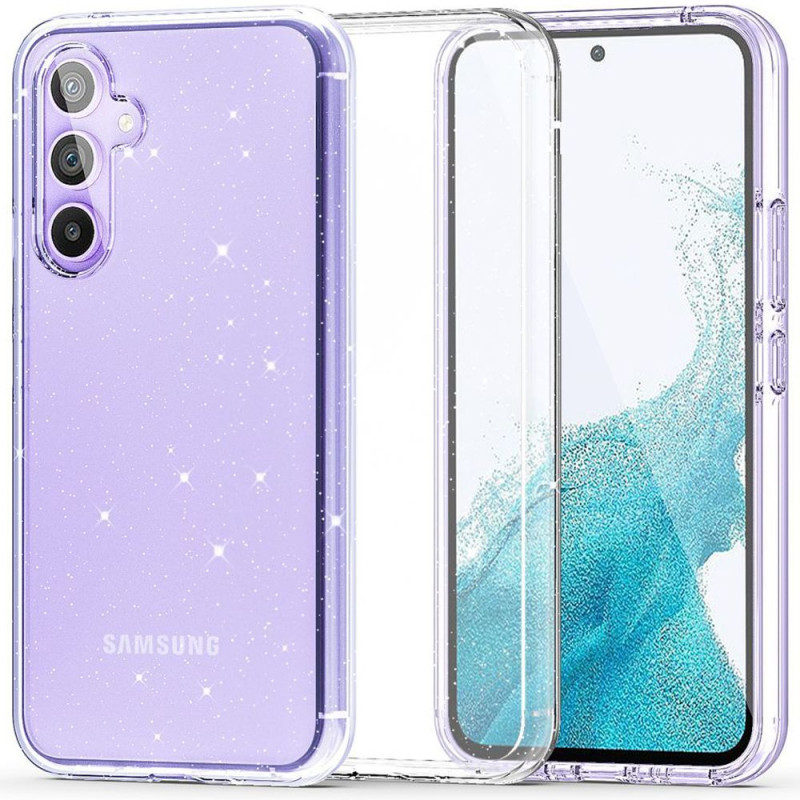 Tech-Protect FlexAir Hybrid dėklas, skirtas Samsung Galaxy S23 FE - skaidrus ir blizgantis
