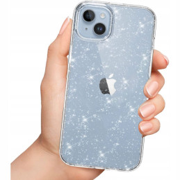 Tech-Protect FlexAir Hybrid dėklas, skirtas Samsung Galaxy S23 FE - skaidrus ir blizgantis