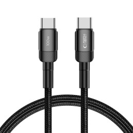 Tech-Protect UltraBoost Evo USB-C / USB-C PD laidas 100W 5A 1m - juodas
