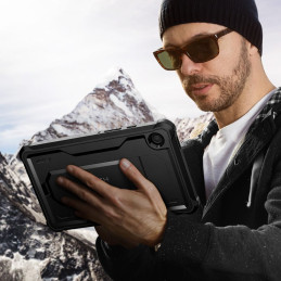 Tech-Protect Kevlar Pro dėklas, skirtas Samsung Galaxy Tab A9 8,7" X110 / X115 - juodas