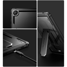 Tech-Protect Kevlar Pro dėklas, skirtas Samsung Galaxy Tab A9+ 11" X210 / X215 / X216 - juodas