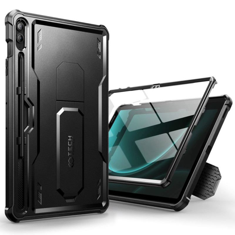 Tech-Protect Kevlar Pro dėklas, skirtas Samsung Galaxy Tab S9 FE+ 12,4" X610 / X616B - juodas