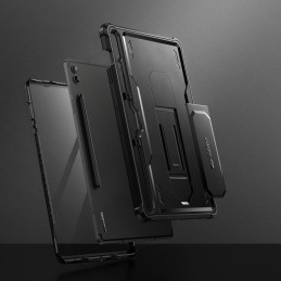 Tech-Protect Kevlar Pro dėklas, skirtas Samsung Galaxy Tab S9 FE+ 12,4" X610 / X616B - juodas