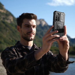 Tech-Protect Kevlar Cam+ dėklas Samsung Galaxy S24 - juodas
