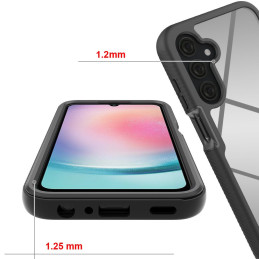 Tech-Protect Defense360 dėklas, skirtas Samsung Galaxy A25 5G - juodas