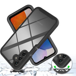 Tech-Protect Defense360 dėklas, skirtas Samsung Galaxy A15 4G / 5G - juodas