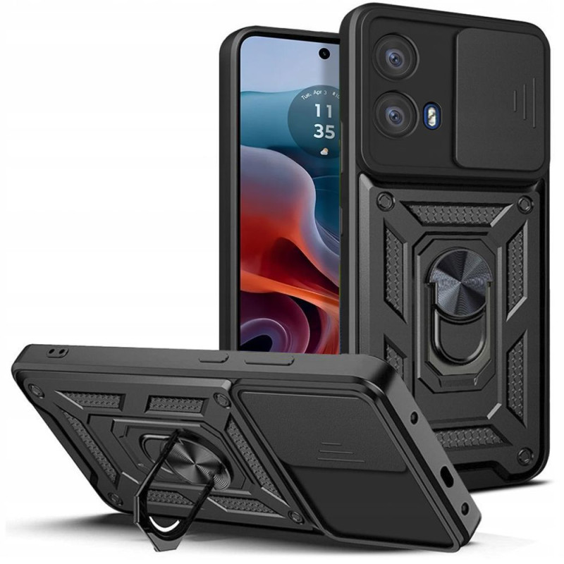 Tech-Protect CamShield Pro dėklas, skirtas Motorola Moto G34 5G - juodas