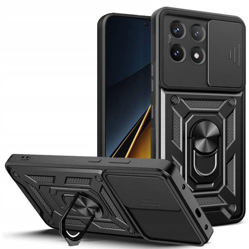 Tech-Protect CamShield Pro dėklas, skirtas Xiaomi Poco X6 Pro 5G - juodas