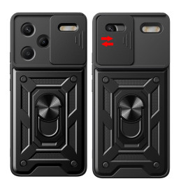 Tech-Protect CamShield Pro dėklas, skirtas Xiaomi Redmi Note 13 Pro+ 5G - juodas