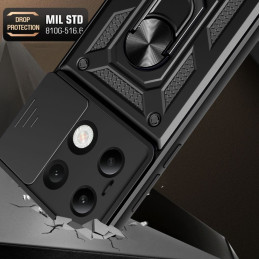 Tech-Protect CamShield Pro dėklas, skirtas Xiaomi Redmi Note 13 4G / LTE – juodas