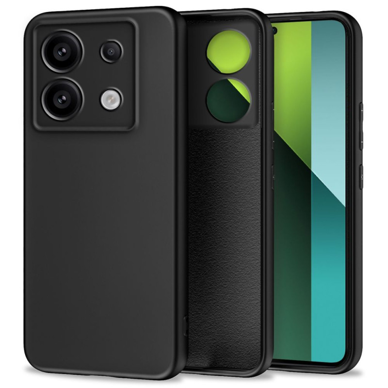 „Tech-Protect“ piktogramos dėklas, skirtas „Xiaomi Redmi Note 13 Pro 5G“ / „Poco X6 5G“ – juodas