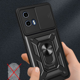 Tech-Protect CamShield Pro dėklas, skirtas Motorola Moto G24 / G24 Power / G04 – juodas