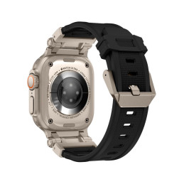Tech-Protect Delta Pro dirželis, skirtas Apple Watch 4/ 5/ 6/ 7/ 8/ 9/ SE/ Ultra 1/ 2 (42/ 44/ 45/ 49 mm) – juodas ir ti...