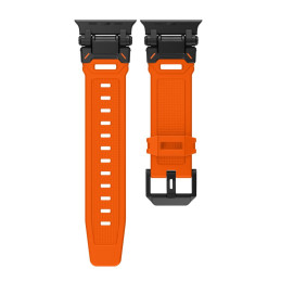 Tech-Protect Delta Pro dirželis, skirtas Apple Watch 4/ 5/ 6/ 7/ 8/ 9/ SE/ Ultra 1/ 2 (42/ 44/ 45/ 49 mm) – oranžinė/ ju...