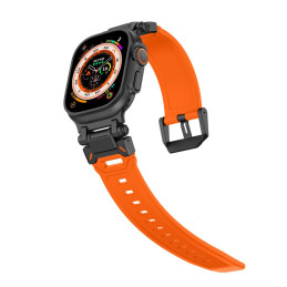Tech-Protect Delta Pro dirželis, skirtas Apple Watch 4/ 5/ 6/ 7/ 8/ 9/ SE/ Ultra 1/ 2 (42/ 44/ 45/ 49 mm) – oranžinė/ ju...