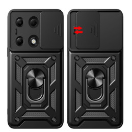 „Tech-Protect CamShield Pro“ dėklas, skirtas „Xiaomi Redmi Note 13 Pro 5G“ / „Poco X6 5G“ – juodas