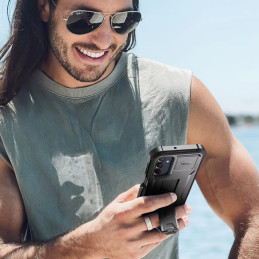 Tech-Protect Kevlar Pro dėklas, skirtas Samsung Galaxy A25 5G - juodas