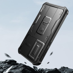 Tech-Protect Kevlar Cam+ dėklas, skirtas Samsung Galaxy A55 5G - juodas