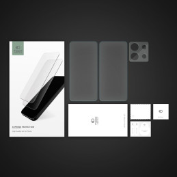 Tech-Protect Supreme rinkinys, skirtas Xiaomi Redmi Note 13 Pro 5G / Poco X6 5G 2x grūdintas stiklas ekranui / grūdintas...