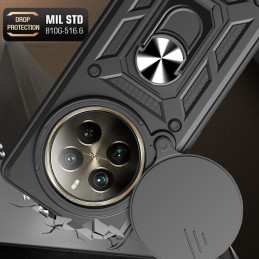 Tech-Protect CamShield Pro dėklas, skirtas Realme 12 Pro 5G / 12 Pro+ 5G – juodas