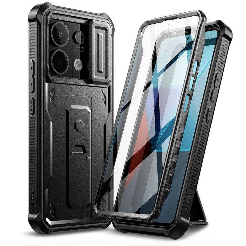 Tech-Protect Kevlar Cam+ dėklas, skirtas Xiaomi Redmi Note 13 Pro 5G / Poco X6 5G - juodas
