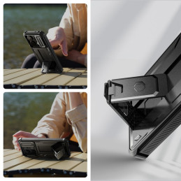 Tech-Protect Kevlar Cam+ dėklas, skirtas Xiaomi Redmi Note 13 Pro 5G / Poco X6 5G - juodas