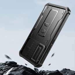 Tech-Protect Kevlar Cam+ dėklas, skirtas Xiaomi Redmi Note 13 Pro 5G / Poco X6 5G - juodas