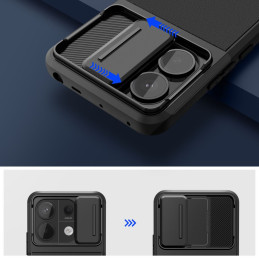 Tech-Protect Velar Cam+ dėklas, skirtas Xiaomi Redmi Note 13 Pro 5G / Poco X6 5G - juodas