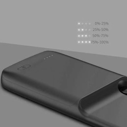 Tech-Protect PowerCase dėklas, skirtas Samsung Galaxy S24 Ultra su 5000 mAh maitinimo bloku - juodas