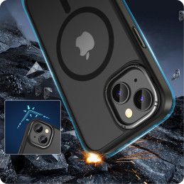 Tech-Protect MagMat 2 MagSafe dėklas iPhone 15 - matinė juoda