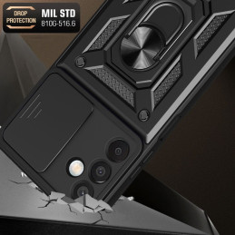 Tech-Protect CamShield Pro dėklas, skirtas Samsung Galaxy M15 5G - juodas