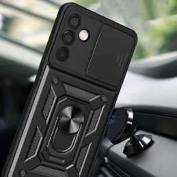 Tech-Protect CamShield Pro dėklas, skirtas Samsung Galaxy M15 5G - juodas