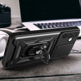 Tech-Protect CamShield Pro dėklas, skirtas Samsung Galaxy M15 5G - juodas