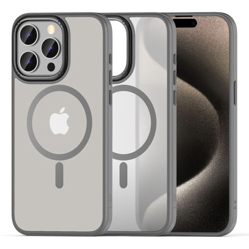 Tech-Protect MagMat 2 MagSafe dėklas iPhone 15 Pro - titano matinis