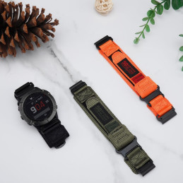 Tech-Protect Scout Pro dirželis, skirtas Garmin Fenix 3 / 5X / 3HR / 5X Plus / 6X / 6X Pro / 7X - juodas