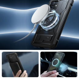 Tech-Protect Kevlar MagSafe+ dėklas Samsung Galaxy S24+ - juodas