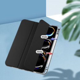 Tech-Protect SC Pen hibridinis dėklas, skirtas iPad Pro 13" 2024 - juodas ir skaidrus