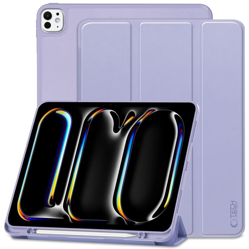 Tech-Protect SC Pen dėklas, skirtas iPad Pro 13" 2024 - violetinė